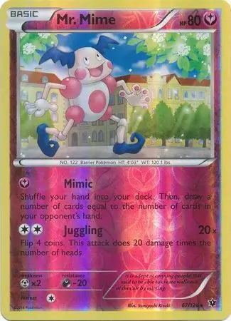 Fates Collide Mr. Mime #67/124 reverse holo